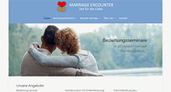 Desktop Screenshot of marriage-encounter.at